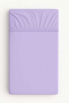 Medvilninė paklodė 120x60 cm, alyvinė