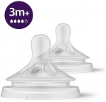 Philips AVENT &bdquo;Natural Response SCY964/02&ldquo; kūdikio buteliuko tekėjimo tėkmė, 4 žindukai, ortodontinis, prie&scaron;kolinis vožtuvas, 2 vnt.