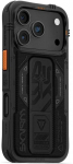 Skinarma Phantom dėklas skirtas Apple iPhone 17 Pro Magnetic Charging + Grip Stand juodos spalvos