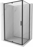 Du&scaron;o kabina Mexen Exo, varstomos durys, 140 x 70 cm, transparent/juodas