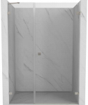 Du&scaron;o durys Mexen Lunar-B, de&scaron;inė, 150 cm, transparent/brushed nickel