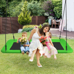 Bonideco Select Sūpynės vaikams 150x80x180cm., žalios/juodos spalvos