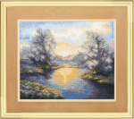 Charivna Mit Siuvinėjimo kryželiu rinkinys &bdquo;Au&scaron;ra&ldquo;, Aida 16, 27&times;22 cm