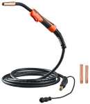 MIG suvirinimo pistoletas 250A, su 4.57 metro kabeliu, 0.89/1.14 mm suvirinimo vieloms, suvirinimo aparato pistoletas