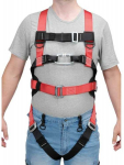 Saugos diržas su juosmens diržu, reguliuojamas, apsaugos nuo kritimo diržas, darbo saugos diržas