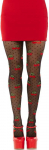 Leg Avenue Europe Leg Avenue Hosiery LEG AVENUE - Juodas CHERRY MOLES STOCKINGS