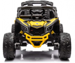 Akumuliatorinis keturratis vaikams Jokomisiada Buggy 4x4, 800W, PA0299 ZO | spalva: geltona/juoda