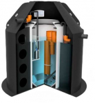 Drėkintuvas Usorteret Mini valymo sistema WS Bioclean 5 PE/SOP plastikas