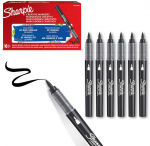 Sharpie - Creative Marker Acrylic Paint Pens - Tip Vanduo-Based Paint Markers - Juodas - 6 Count (SKU: 2218069)