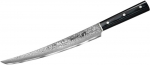 SAMURA Damascus 67 Tranchiermesser 230mm/9. Micarta Griff. H&auml;rte 61 HRC