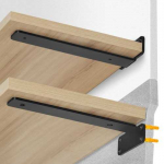 Vevor Plieninis lentynos laikiklis 26 cm x 10 cm