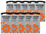 Elementai klausos aparatams RAYOVAC Extra, 13 PR48, 80 vnt.
