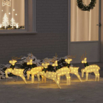 LED elniai 6 pcs Auksinė audinys
