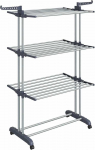 Songmics Drabužių džiovyklė, 126,6x64,2x169,2 cm, pilka