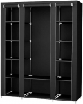 Songmics Spinta, 150x45x175 cm, Juoda