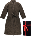 Chalatas dovanų dėžutėje, RENTO KENNO S/M, rudas