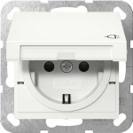 GIRA 441403 SCHUKO KD + SH System 55 Reinwei&szlig;