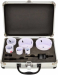 AW-Tools Gręžimo karūnų komplektas AWTools AW49460BL; 22-73 mm; 8 vnt.