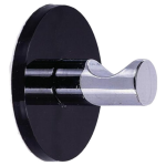 RIDDER Lipnus kabliukas Perm juodas, akrilas