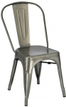 D2.DESIGN Kėdė Paris metalinė įkvėpta Tolix