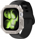 Spigen Rugged Armor dėklas skirtas Apple Watch 42mm - rusvai gelsvas