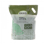 Okko Flamingo CAT LITTER TOFU Žalias TEA SCENT 6KG