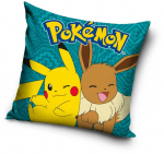 Pok&radic;&copy;mon Eevee aksominis dekoratyvinis pagalvės užvalkalas 40x40 cm