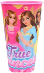 Princess True 3D efekto plastikinis puodelis 480 ml