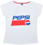 Pepsi balti moteri&scaron;ki trumpi mar&scaron;kinėliai S dydžio