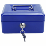 Dantų &scaron;epetėlis Realprices Metalinė taupyklė monetoms, banknotams, dokumentams, seifui, raktams