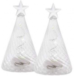 Dekoracja świąteczna Philips Sirius Home Wave Trees 2 pcs set, Light decoration figure, Transparent, Christmas medžio, 3 lamp(s), LED, Soft baltas