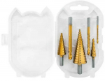 Grąžtas Rockforce Pakopinių grąžtų rinkinys, 6 dalys (4&ndash;32 mm)