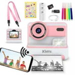 Xblitz FLASH Rožinis INSTANT CAMERA WITH THERMAL PRINTER FOR CHILDREN