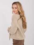 Italy Moda Sweter-MI-SW-1512.28-ciemny bezowy