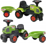 Falk traktorius su priekaba Claas Axos 310 žalias
