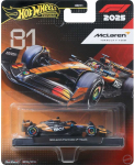 Mattel HOT WHEELS PREMIUM F1 McLaren Oscar Piastri bolidas 81 (JKD81)