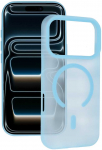 Tel Protect Mist Matte Magsafe dėklas skirtas Samsung Galaxy S25 FE light mėlynos spalvos