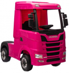 Elektromobilis vaikams Scania 500R HL698 4x4, rožinis