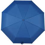 Mėlynas automatinis prie&scaron;vėjinis skėtis