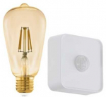EGLO LM_LED_E27 - V2, 6 W, 42 W, E27, 500 lm, 20 000 val., &Scaron;iltai balta