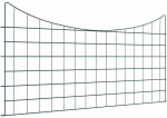Tvenkinio tvoros rinkinys 5 pcs Žalia 100 x 50 cm Plienas
