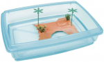 Akvariumas vėžliams Tortuga Jumbo Georplast 54x40x14cm/22L plastikinis