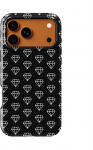 Voltuna Dėklas &bdquo;Midnight Diamond Icons&ldquo; su MagSafe Apple iPhone 13-17 modeliams