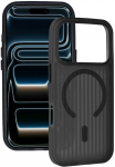 Tel Protect Twist Magsafe dėklas skirtas Samsung Galaxy S25 juodos spalvos