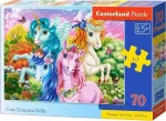 Castorland Dėlionė 70 vnt. - Mielų vienaragių asmenukė