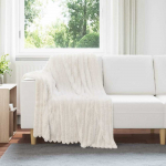 Mesti antklodės 6 pcs Kreminė 150 x 130 cm Flysas