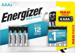 Energizer Max Plus AAA &scaron;arminės baterijos 8 vnt., ilgai veikiančios