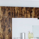 Pakabinama spintelė Rūkyto ąžuolo ir baltos 30 x 31 x 40 cm