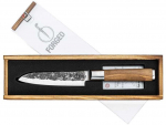 Japoni&scaron;ko plieno peilis STYLE DE VIE Olive Forged, Santoku, 14 cm