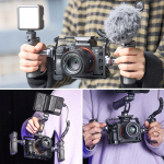 Kameros priedas - Ulanzi Camera Cage for Sony A7M4/A7M3/A7R3, aliuminis, keli tvirtinimai